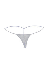 Kaamastra Sheer Floral Thong White